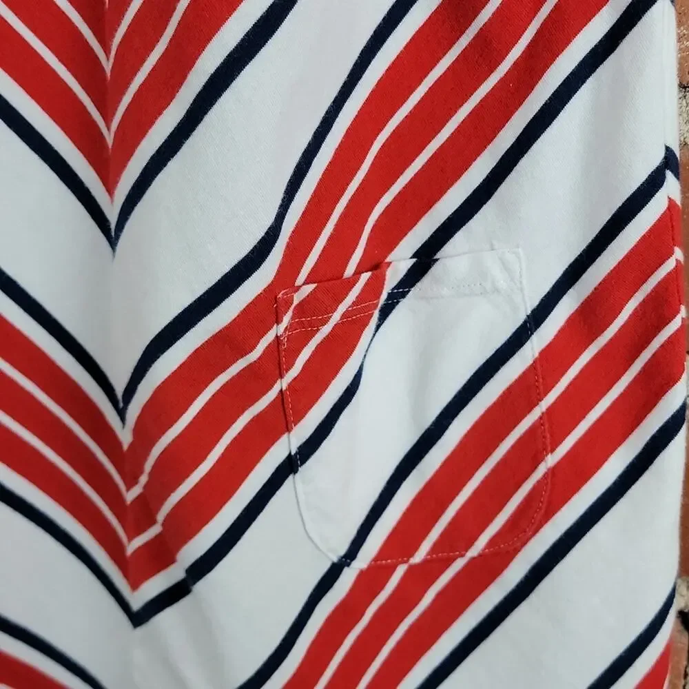 Hatley girls short sleeve chevron print dress 10‎
